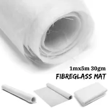 5m x 1m 30g GSM Fibreglass Strand Mat Alkali-free Surface Matting For GRP Resin