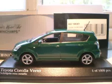 EXTREMELY RARE MINICHAMPS 1/43 2004 TOYOTA COROLLA VERSO OUTSTANDING DETAIL NLA