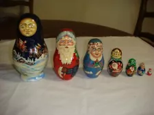 Russian 7 Stacking Nesting Dolls