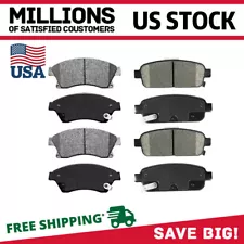 For Front Rear Ceramic Brake Pads Kit For Cadillac ATS US Stock Hot Sales .