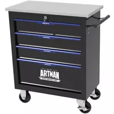 4 DRAWERS MULTIFUNCTIONAL TOOL CART WITH WHEELS