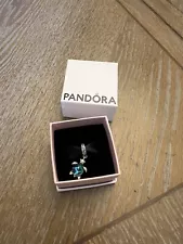 Pandora Mutant Glass Blue Sea Turtle Dangle Charm