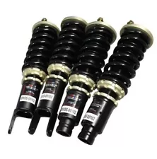 Blox Racing Drag Pro Series Coilovers Black For 92-00 Honda Civic 94-01 Integra