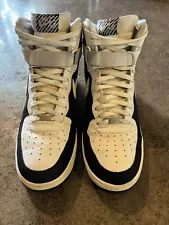 Nike Air Force 1 High Top Men's Black and White 315121-024 Shoes Size 12