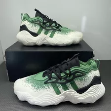 Adidas Trae Young 3 Low Grey Preloved Green IE2703 Unisex Basketball Shoes