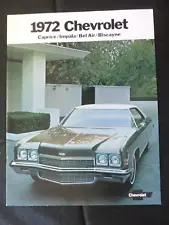 1977 Chevrolet Caprice Impala Bel Air Automobile Sales Brochure 20 pages