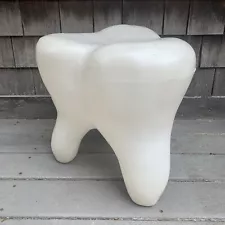 Vintage Plastic Tooth Stool Chair Dental Office