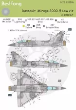 Bestfong Decal 1/72 Mirage 2000-5 Low Viz R.O.C. (Taiwan) AF