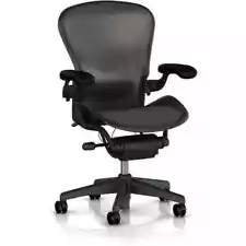 Classic Aeron Chair - Aluminum Frame, Size B, Ergonomic Office Seating