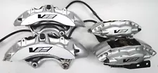 2009-2015 Cadillac CTS-V BREMBO Brake Calipers Front And Rear Gray Used OEM GM