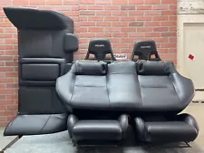 08-15 MITSUBISHI LANCER EVOLUTION EVO X RECARO FRONT FULL LEATHER SEATS HEATED