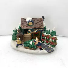 2003 Cobblestone Corners Trees For Sale Store Porcelain Christmas Village Decor