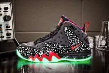 Nike Barkley Posite Max Area 72 Sz size 10 Glow in Dark 3m reflective All Stars