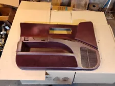 1991-1996 Chevy Caprice LS Maroon Passenger Side Cloth Door Panel