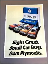 1974 Plymouth Valiant and Gold Duster BIG Vintage Car Sales Brochure Catalog