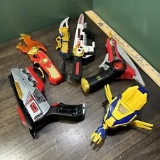 Power Rangers lot ranger weapons six in total