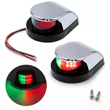 Boat Navigation Lights Red and Green LED Marine Navigation Light Boat Bow Light