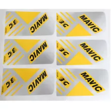 Mavic 3G carbon wheel decals. 6 decals per sale for one wheel. 700c or 650c