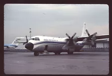 Orig 35mm airline slide Alaska International Hercules N107AK [3123]