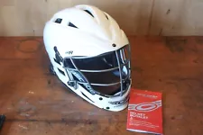 *NEW* Cascade Youth CS-R Lacrosse Helmet White YOUTH One Size Fits Most