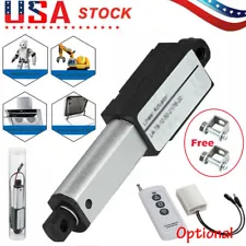 12V Electric Micro Linear Actuator 1.2" 2" 3" 4" Stroke Fast Speed Up To 6inch/s