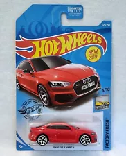 Hot Wheels #225 Audi RS 5 Coupe Red Factory Fresh For Sale