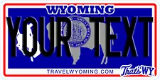 Wyoming License Plate Personalized Custom Auto,tag