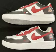 Imitation Nike Air Force One Ohio State Buckeyes Shoes Size 9 (EU 42)