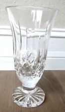 WATERFORD LISMORE 7 INCH FLOWER VASE CRYSTAL MARKED