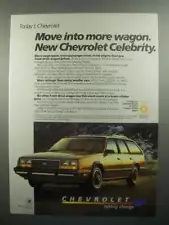 1984 Chevrolet Celebrity Wagon Ad - Move Into More