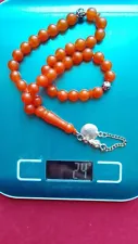 Interesting vtg UNCHECKED PRAYER BEADS 24 gr