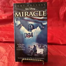 Walt Disney MIRACLE with KURT RUSSELL VHS 2004 NEW SEALED