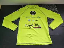 WING-FOIL world cup COMPETITION used rash guard shirt Sz Medium STAINS CHECK PIC