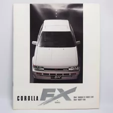 Toyota, Corolla Fx, Corollafx, First Generation.Ae80 Series.Fx-Gt.Fx-Sr.Fx-L Lim