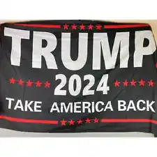 Trump Flag 2024 Banner Donald 60x35 MAGA President USA Take America Back Biden