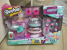 Shopkins Food Fair Frosted Cupcake Queen Cafe 8 Exclusive Figures CONTENTS LOOSE