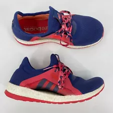 Adidas Pure Boost X Raw Purple Shock Red Trail Running Shoes Women's 6.5 AQ6680