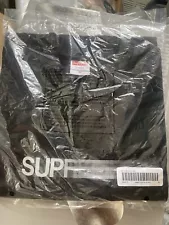 Supreme Motion logo Black Tee T Shirt M Brand New Authentic