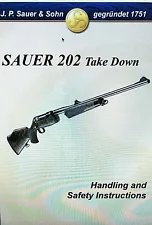 J.P. SIG SAUER & SOHN RIFLE PISTOL OWNER'S MANUALS 202, 303 SEE MORE BELOW