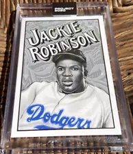 Topps Project 2020 Card 79 - Jackie Robinson by Mister Cartoon In Hand