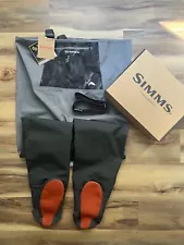 Simms Guide Classic Men's Stockingfoot Fly Fishing Chest Waders-XL ( 12-13 ) NEW