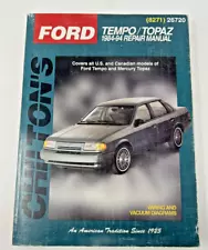 Chilton Ford Tempo/Topaz 1984-94 Service Manual 8271/26720