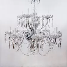 Vintage Waterford Crystal 12 arm Chandelier