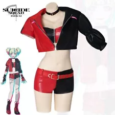 2024 Suicide Squad ISEKAI Cosplay Harley Quinn Costume Joker Girl Squad Outfit