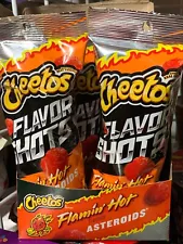 [6 bags] CHEETOS Flamin’ Hot Asteroids Flavor Shots Spicy Hot Savoury Snack