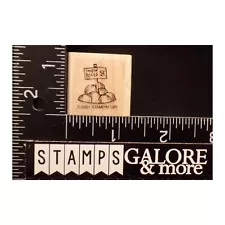 Stampin' Up! RUBBER STAMPS 2001 OVER THE RIVER SNOW BALLS FOR SALE SIGN #08