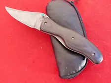 JE Custom handmade Knife Damascus linerlock G10 knife