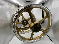 Sport Rims Honda C70 Passport 1 Pair Gold With Bearing Bush 5 SPOKES 17 in