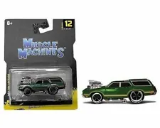 Maisto Muscle Machines 1970 Oldsmobile Vista Cruiser Green 1:64 Scale