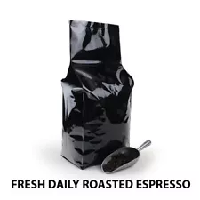 5 LBS OF WHOLE BEAN ESPRESSO FRESH, ROAST TO ORDER COFFEE - DARK ROAST